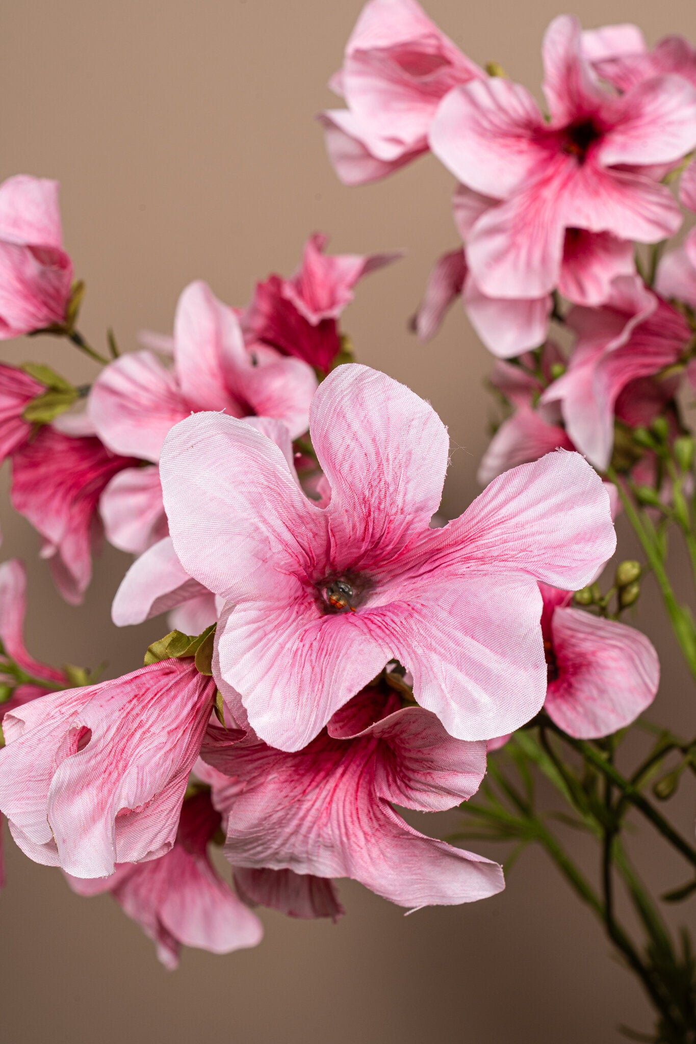 Garden Flower Roze Petunia Bloemenspray - Set van 12 90x42x30 cm