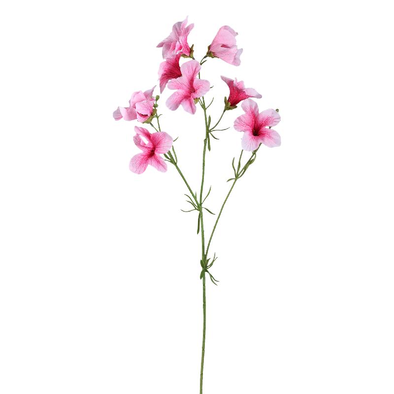 Garden Flower Roze Petunia Bloemenspray - Set van 12 90x42x30 cm