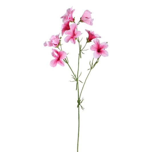 Garden Flower Roze Petunia Bloemenspray - Set van 12 90x42x30 cm