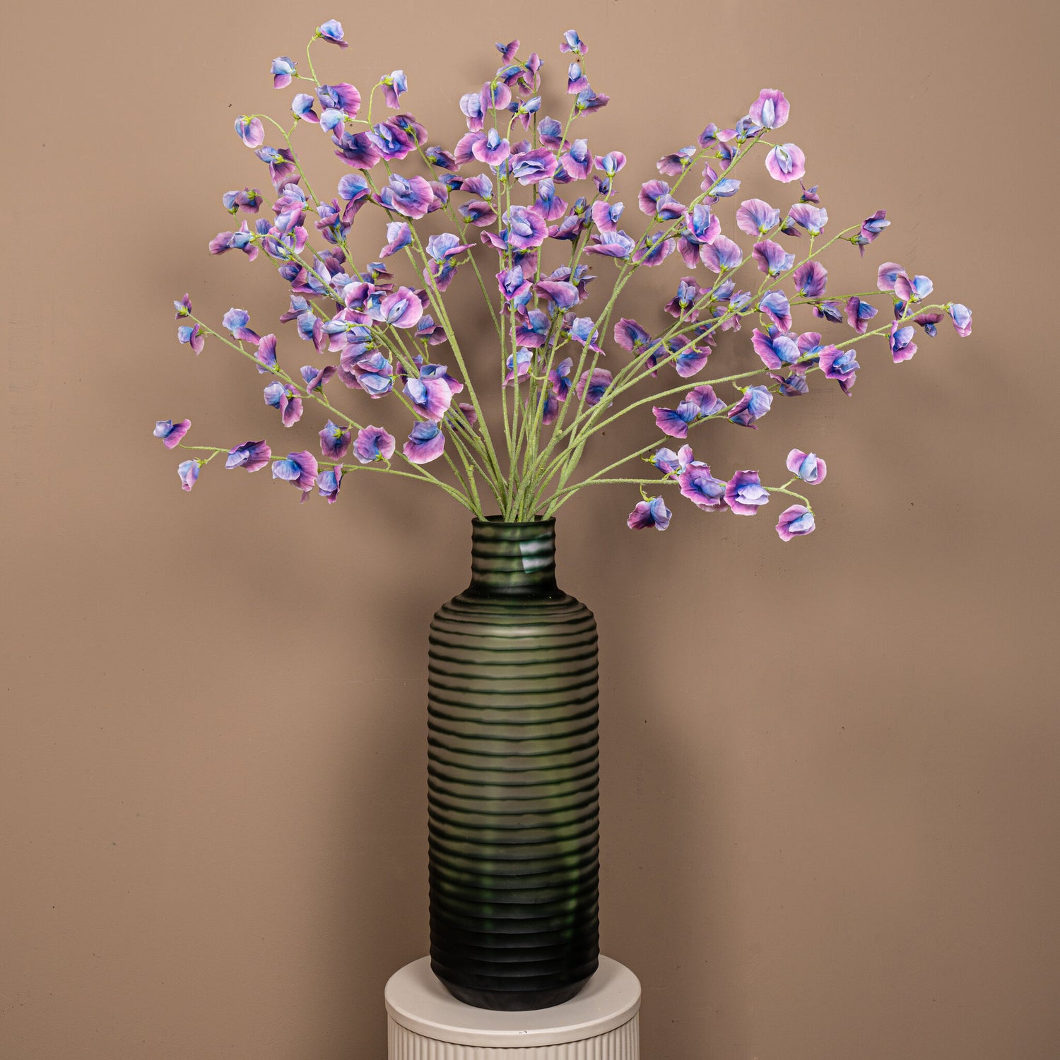 Garden Flower Paarse Lathyrus Spray - Set van 12 111x66x26 cm
