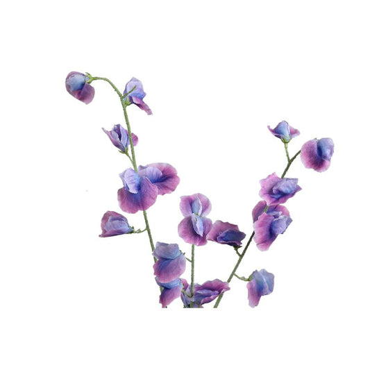 Garden Flower Paarse Lathyrus Spray - Set van 12 111x66x26 cm