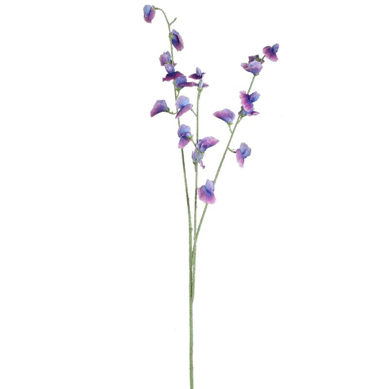 Garden Flower Paarse Lathyrus Spray - Set van 12 111x66x26 cm