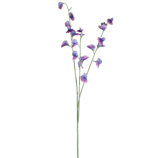 Garden Flower Paarse Lathyrus Spray - Set van 12 111x66x26 cm