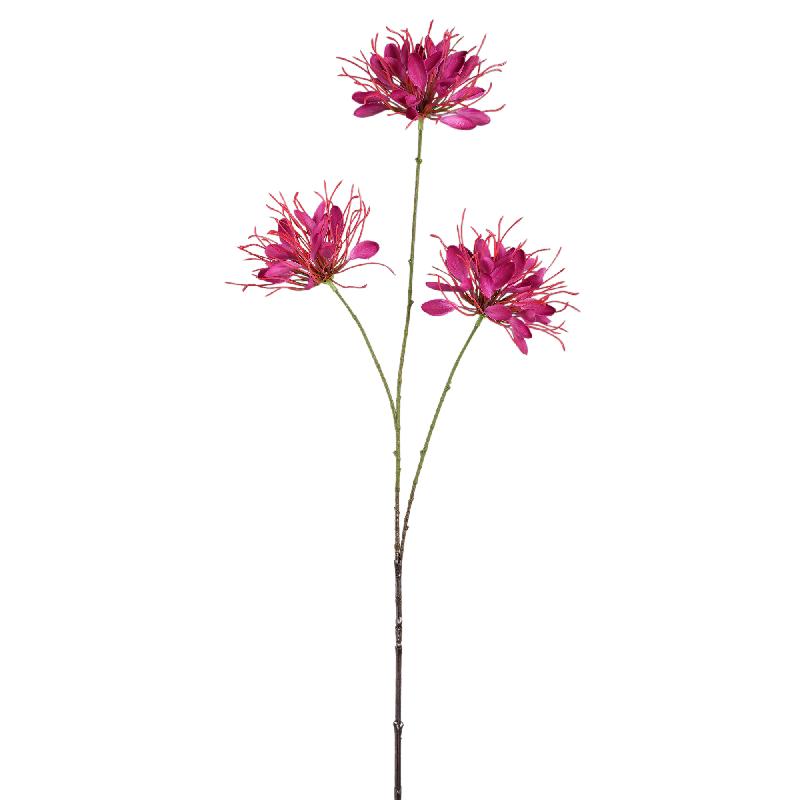 Garden Flower Bourgondische Spinnenbloem Spray - Set van 12 94x50x26 cm