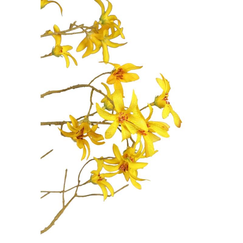 Orchid Flower Gele Wilde Orchidee Spray Set van 12 Stuks 104x54x51 cm