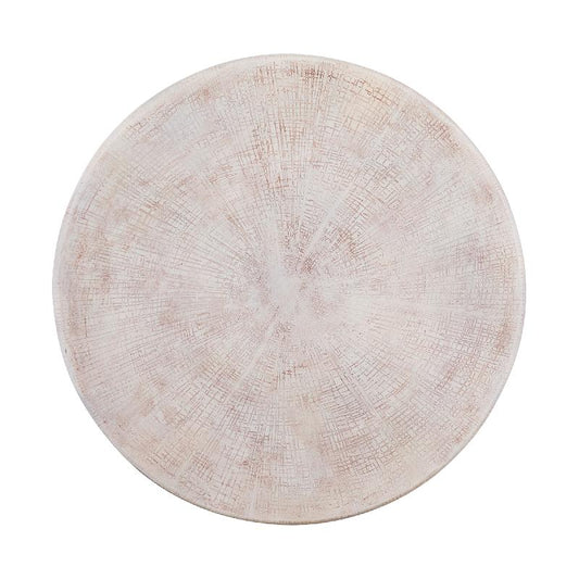 Raizo Beige Aluminium Textuur Wandpaneel Rond L 81x81x2.5 cm