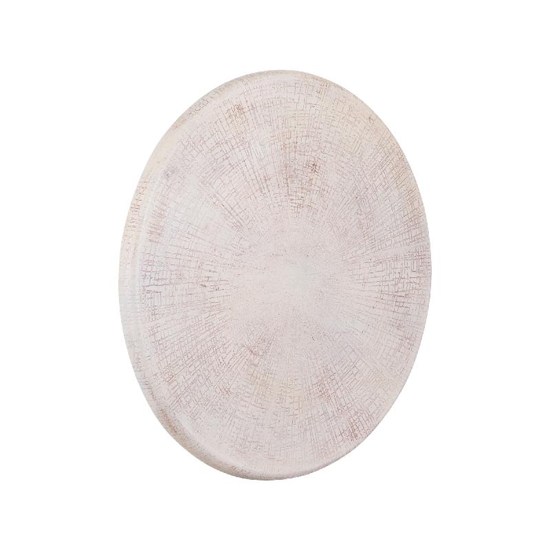 Raizo Beige Aluminium Wandpaneel Rond S 61x61x2.5 cm