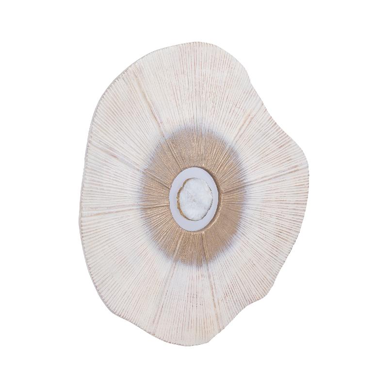 Rella Beige Gietaluminium Wandpaneel Middensteen S 59x60x2 cm