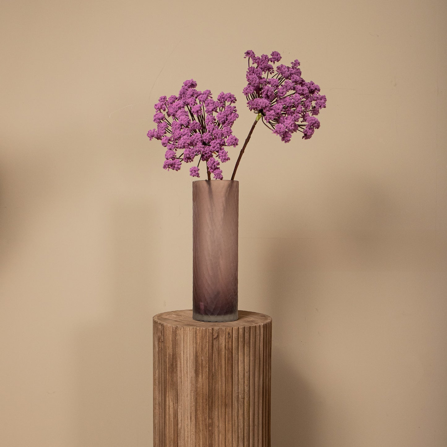 Twig Plant Paarse Angelica Spray Set van 4 Stuks 87x15x40 cm