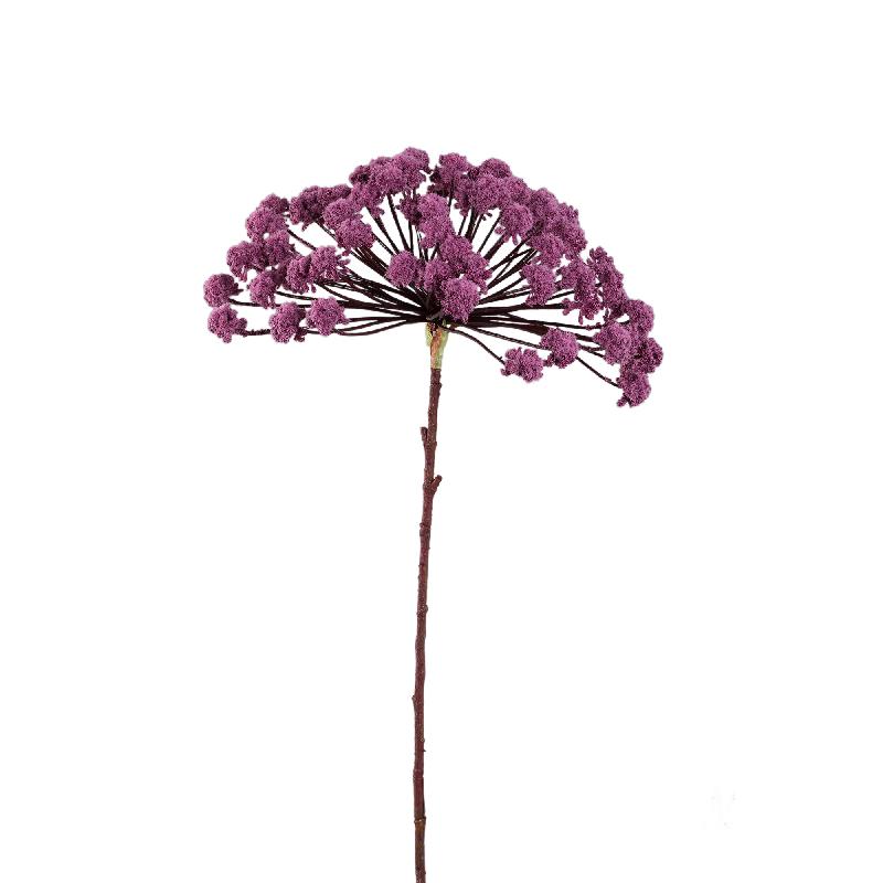 Twig Plant Paarse Angelica Spray Set van 4 Stuks 87x15x40 cm