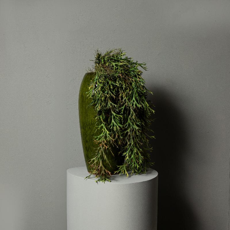 Leaves Plant Groen Hangende Bladeren Spray - Set van 12 109x84x25 cm