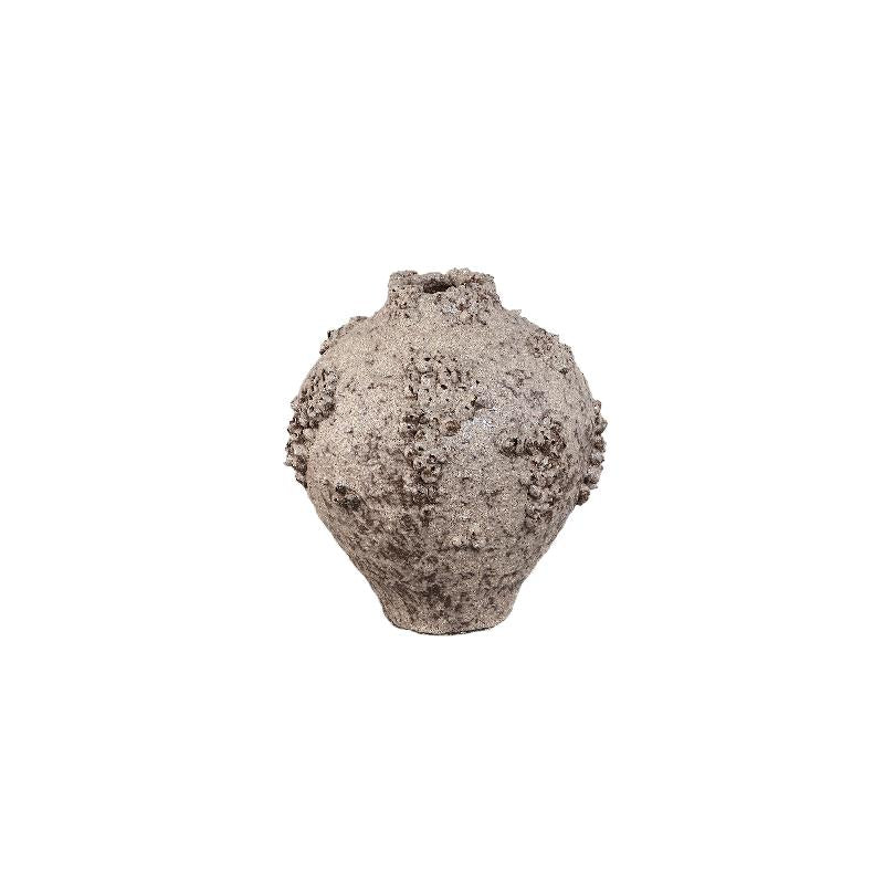 Deisy Beige Keramische Pot Ruw Koraal S 27.5x25x25 cm