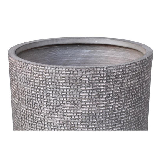 Rylon Bruine GRC Pattern Pot Rond Laag 47x55x55 cm