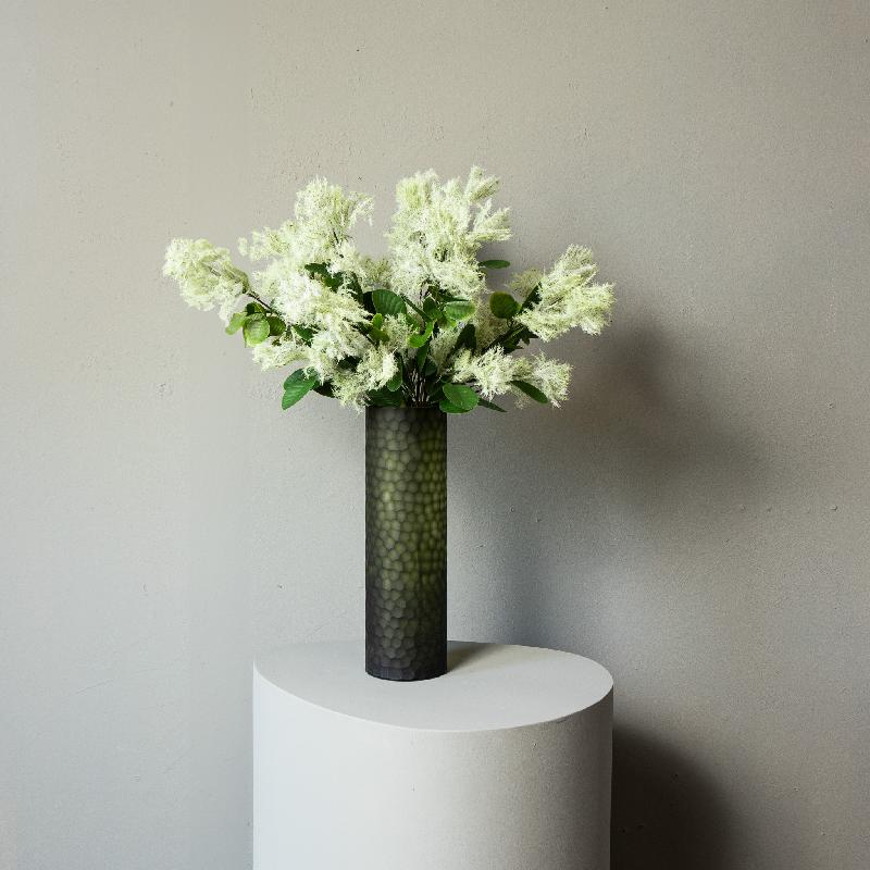 Twig Plant Groene Cotinus Tak - Set van 12 76x39x29 cm