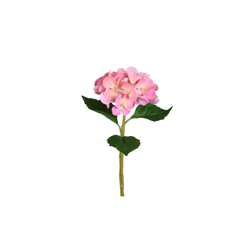 Hydrangea Flower Roze Hortensia Tak Set van 12 Stuks 33x16x21 cm