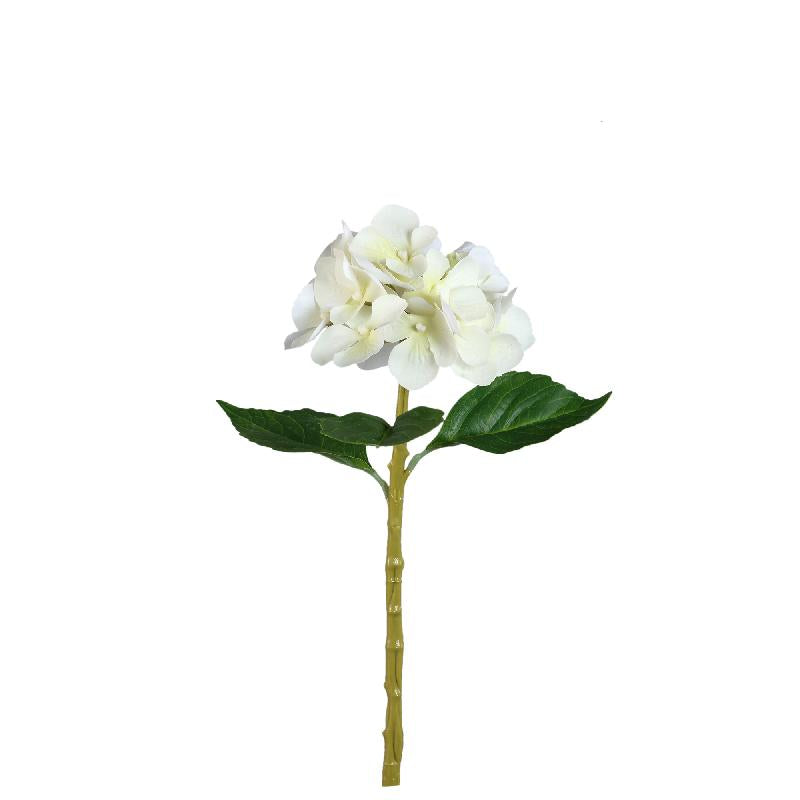 Hydrangea Bloem Crème Hydrangea Tak - Set van 12 33x16x21 cm