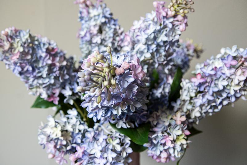 Garden Flower Blauwe Sering Spray - Set van 12 73x32x20 cm