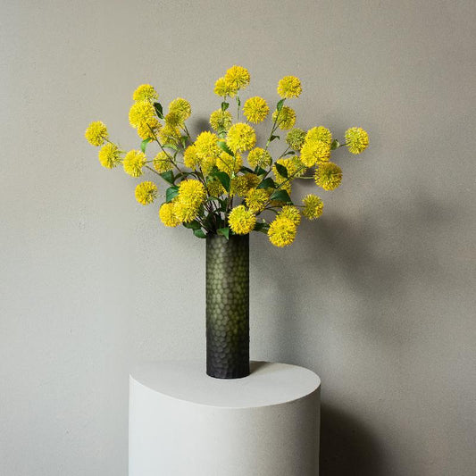 Garden Flower Gele Allium Spray - Set van 12 86x64x20 cm