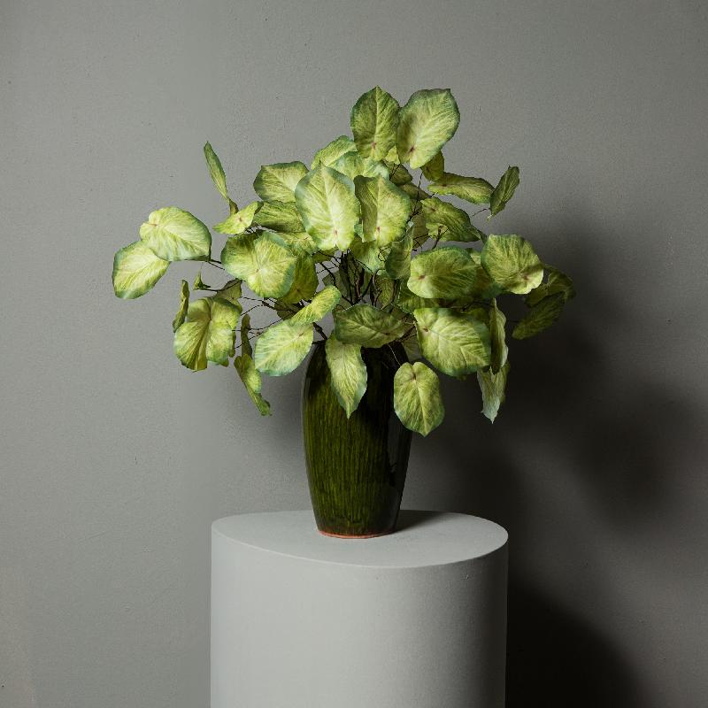 Leaves Plant Groen Caladium Spray - Set van 12 84x48x37 cm