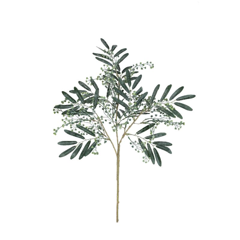 Leaves Plant Donkergroene Eucalyptus Spray Set van 12 Stuks 70x48x36 cm