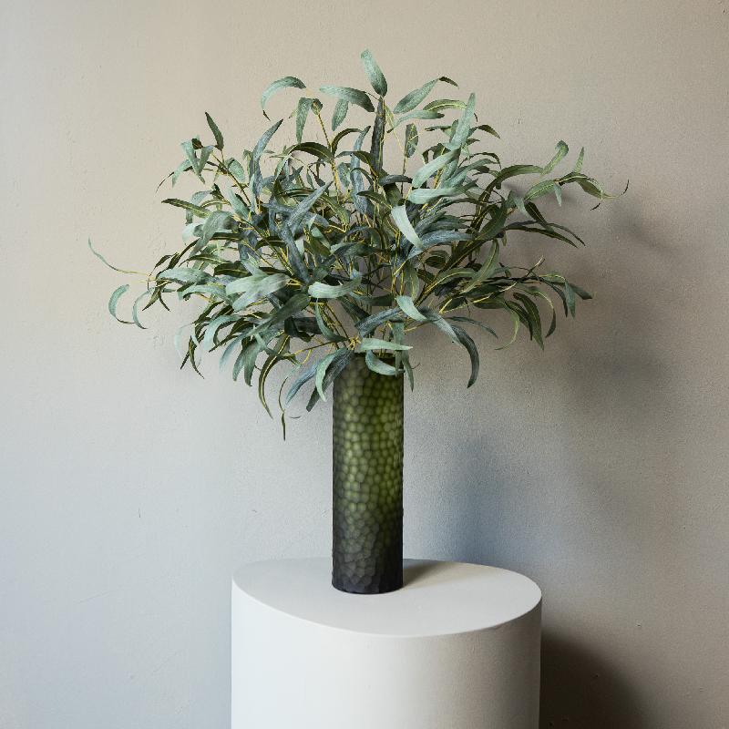 Leaves Plant Donkergroen Lang Eucalyptus Spray Set van 12 Stuks 93x50x33 cm