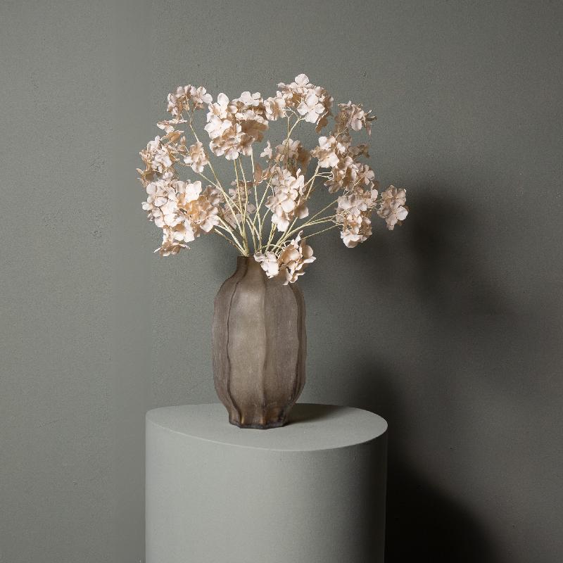 Hydrangea Flower Crème Hortensia Spray - Set van 12 78x43x28 cm