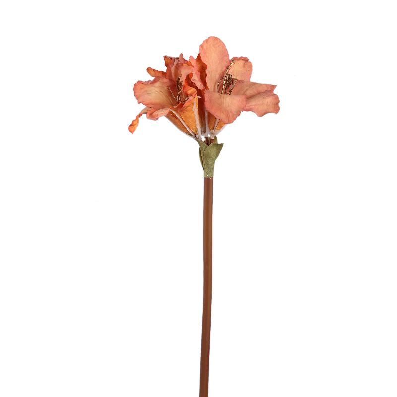 Amaryllis Bloem Oranje Amaryllis Tak - Set van 12 65x18x19 cm