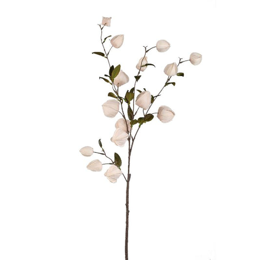 Garden Flower Crème Chinese Lantern Spray - Set van 12 94x54x14 cm