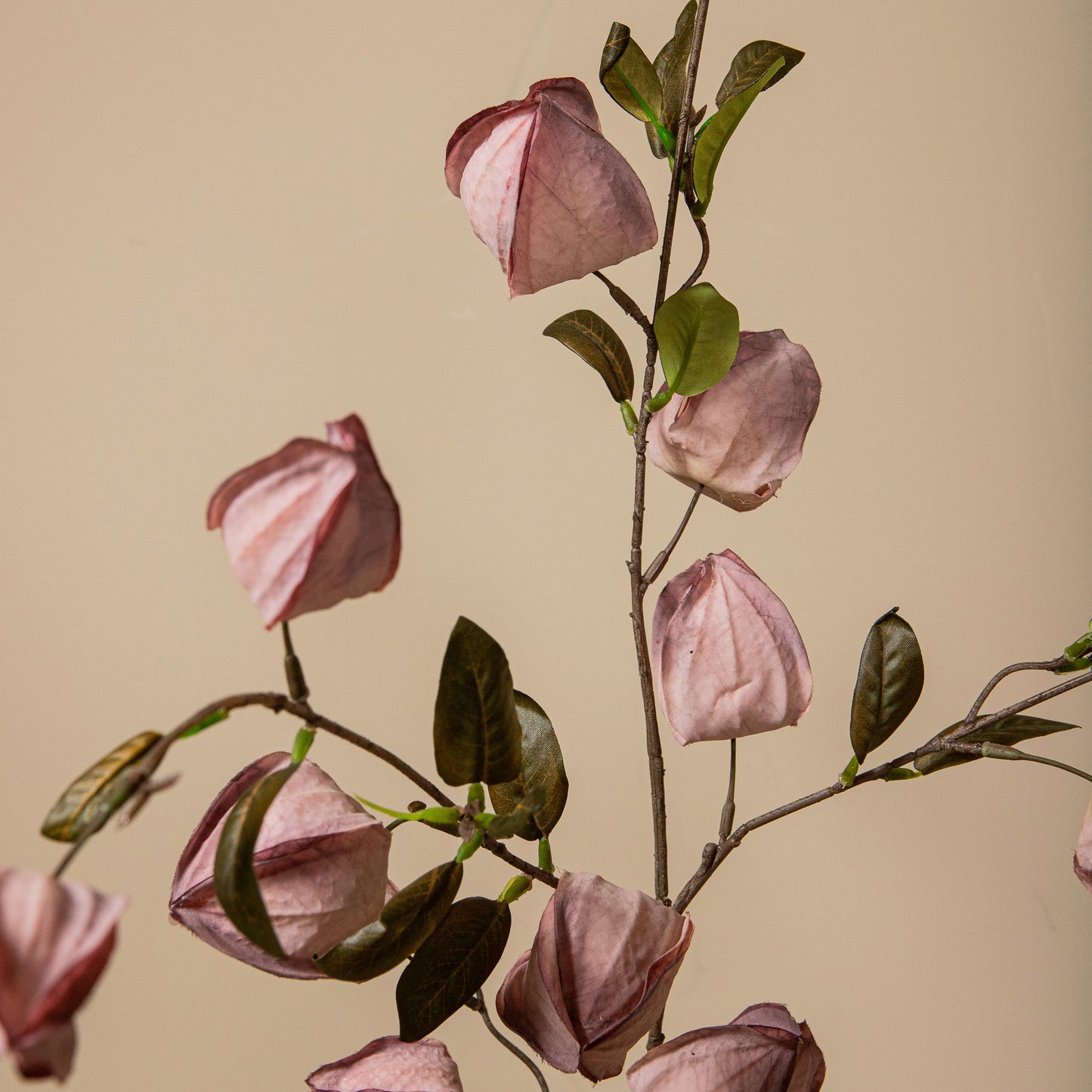 Garden Flower Lila Chinese Lantern Spray - Set van 12 94x54x14 cm