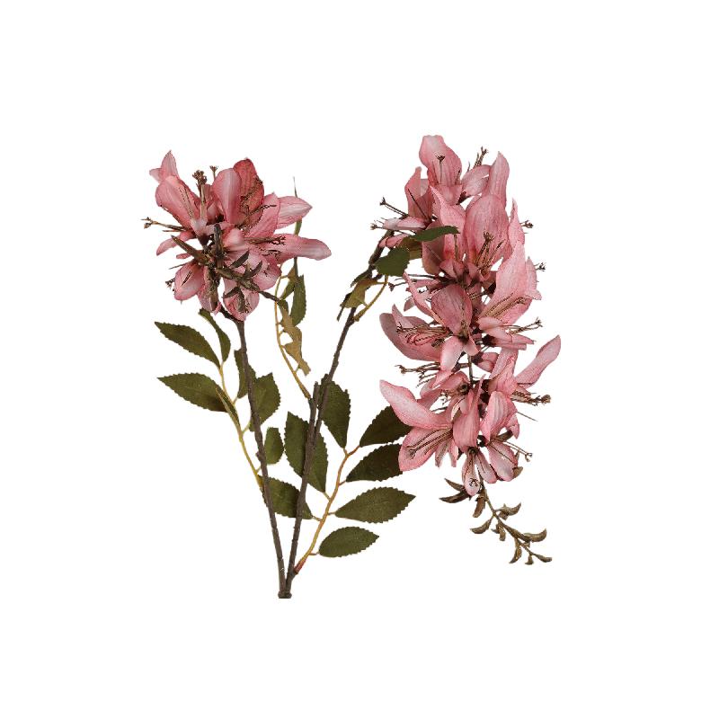 Garden Flower Roze Koraal Boom Bloemspray - Set van 12 100x53x20 cm