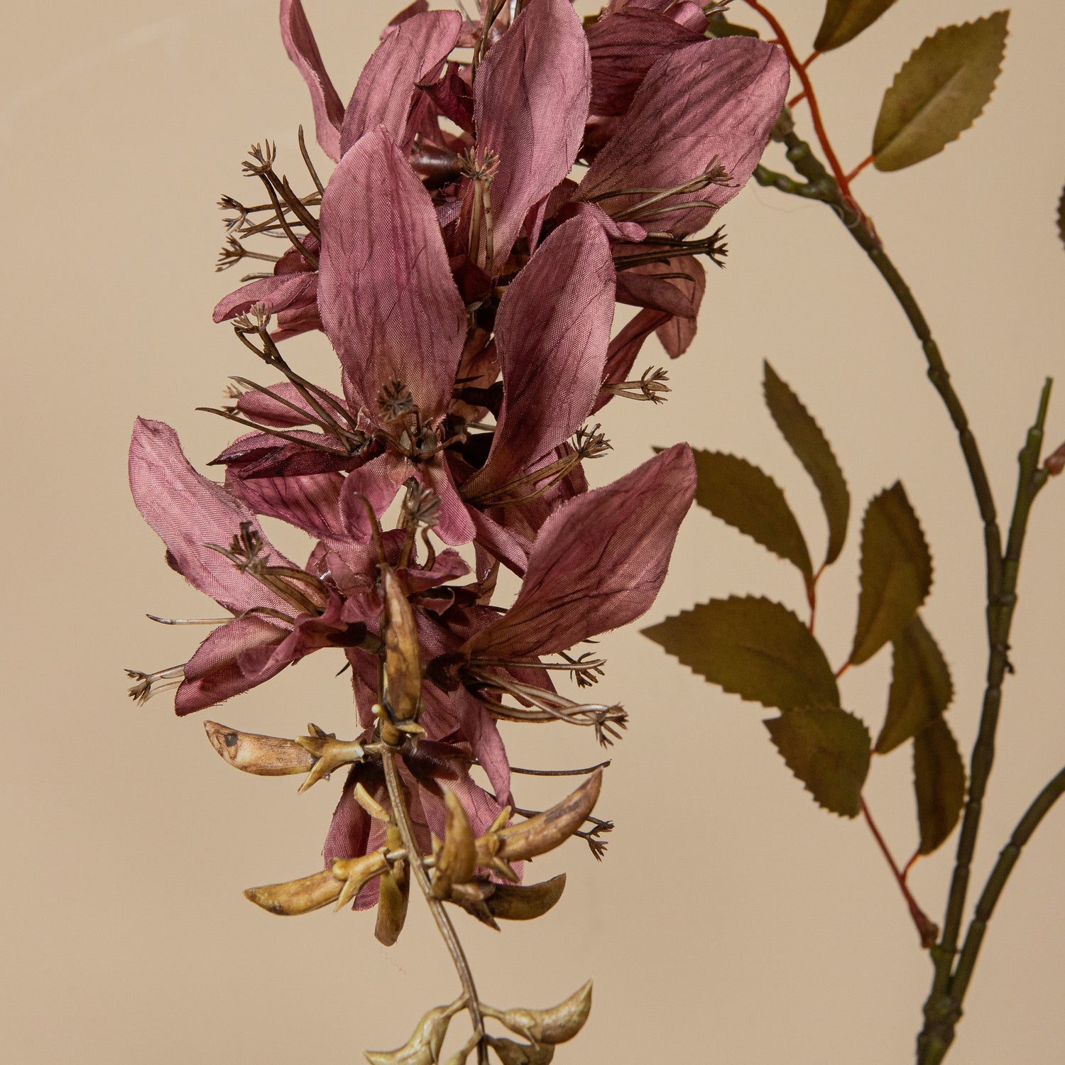 Garden Flower Paarse Koraaltak Bloemenspray - Set van 12 100x53x20 cm