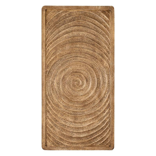 Lula Beige MDF Swirl Frame Wandpaneel Rechthoek 180x90x4.2 cm