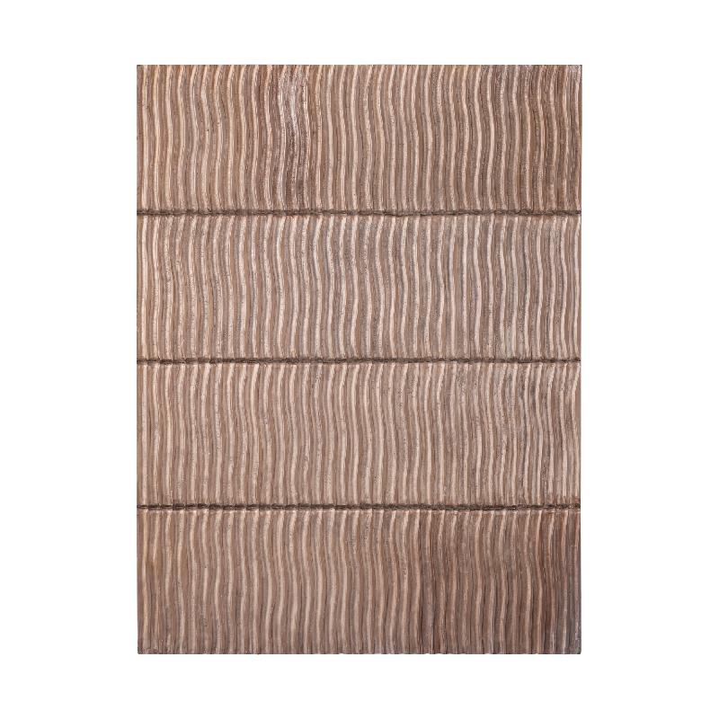 Seline Brons MDF Golvend Streep Laag Wandpaneel S 120x90x3.4 cm