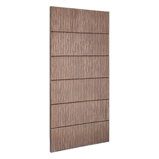 Seline Bronzen MDF Golvende Streep Laag Wandpaneel L 180x90x3.4 cm