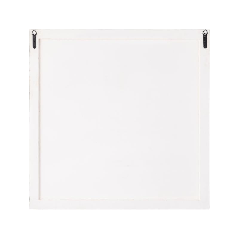 Sierre Bronzen MDF Wandpaneel Met Glas 90x90x5 cm