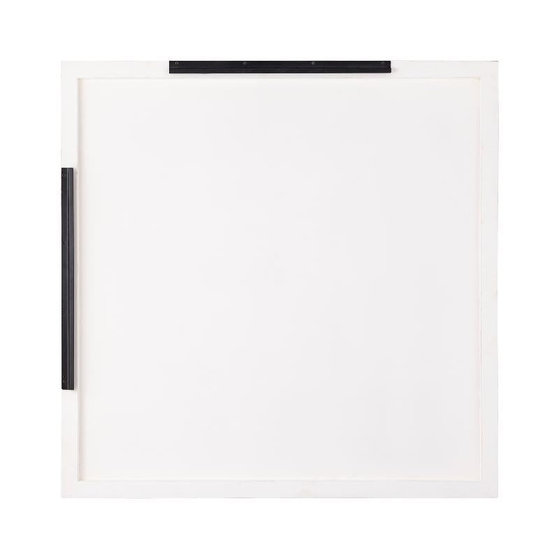 Saku Beige Wandpaneel MDF met Oude Symbolen 120x120x6.5 cm