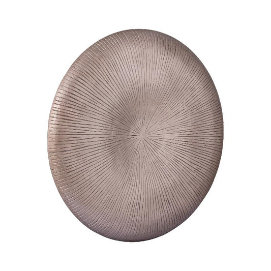 Toran Bronzen MDF Dik Rond Streep Wandpaneel M 90x90x5 cm