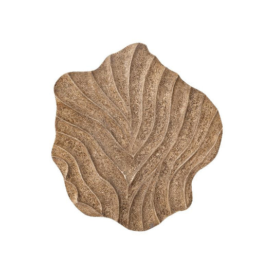 Abbie Beige MDF Golvend Organisch Wandpaneel L 90x80x4.2 cm