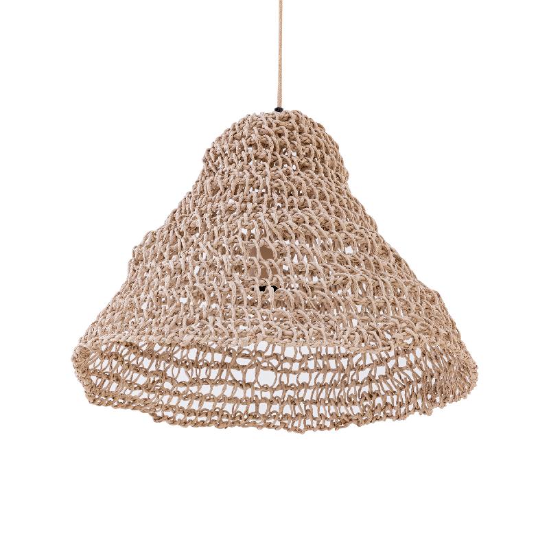 Dayo Natuurlijke Papieren Touw Hanglamp Open Rond 44x58x58 cm