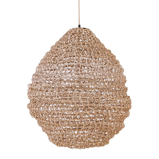 Dayo Natuurlijke Papieren Koord Hanglamp Gesloten Bol L 66x60x60 cm