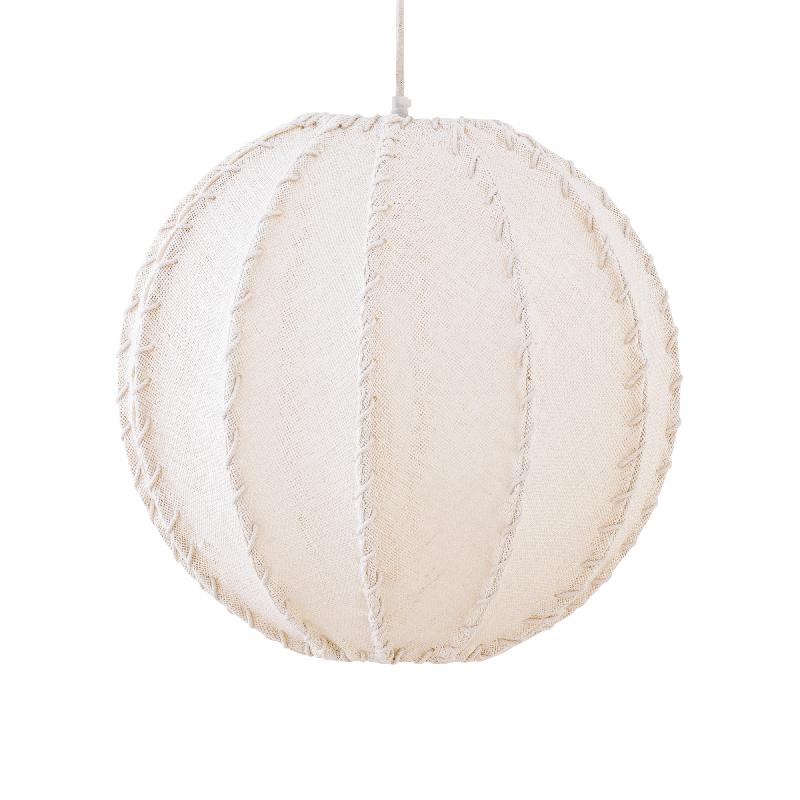 Myka Crème Jute Hanglamp Bolvorm S 47x45x45 cm
