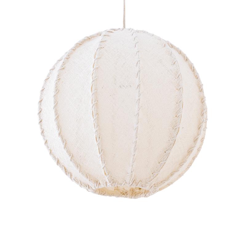 Myka Crème Jute Hanglamp Bolvorm S 47x45x45 cm