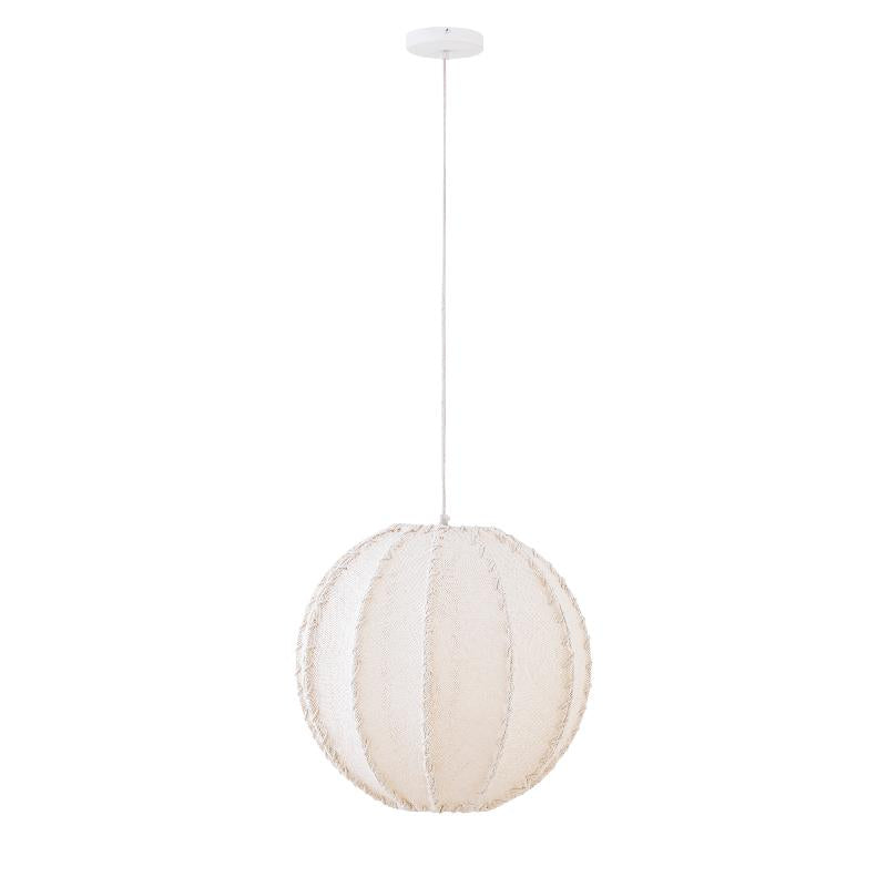 Myka Crème Jute Hanglamp Bolvorm S 47x45x45 cm