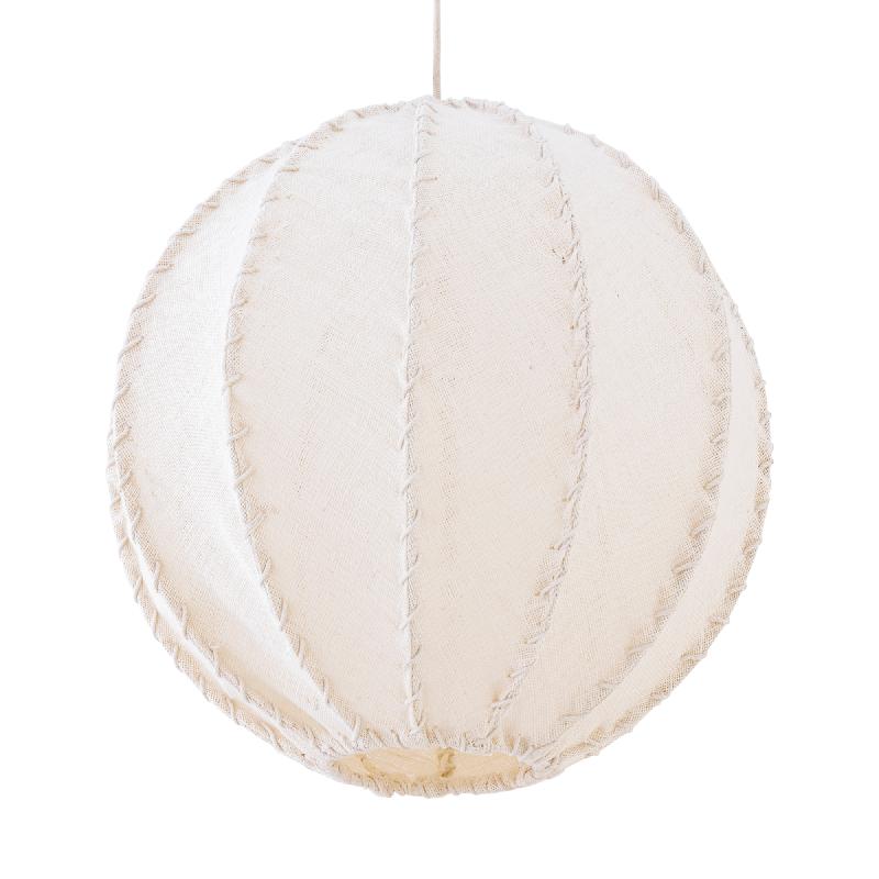 Myka Crème Jute Hanglamp Bolvorm L 58x56x56 cm