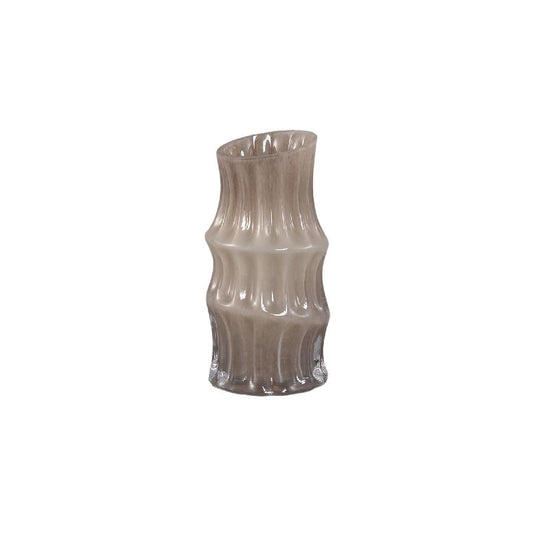 Anvi Crème Glazen Vaas Hoekig Gevormd Set van 4 Stuks 25x13x13 cm