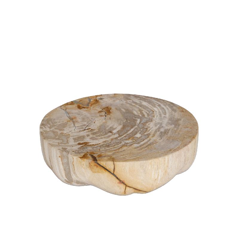 Bethe Natuurlijke Versteend Hout Halve Bol Display S 9x29x29 cm