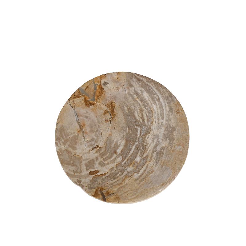 Bethe Natuurlijke Versteend Hout Halve Bol Display S 9x29x29 cm