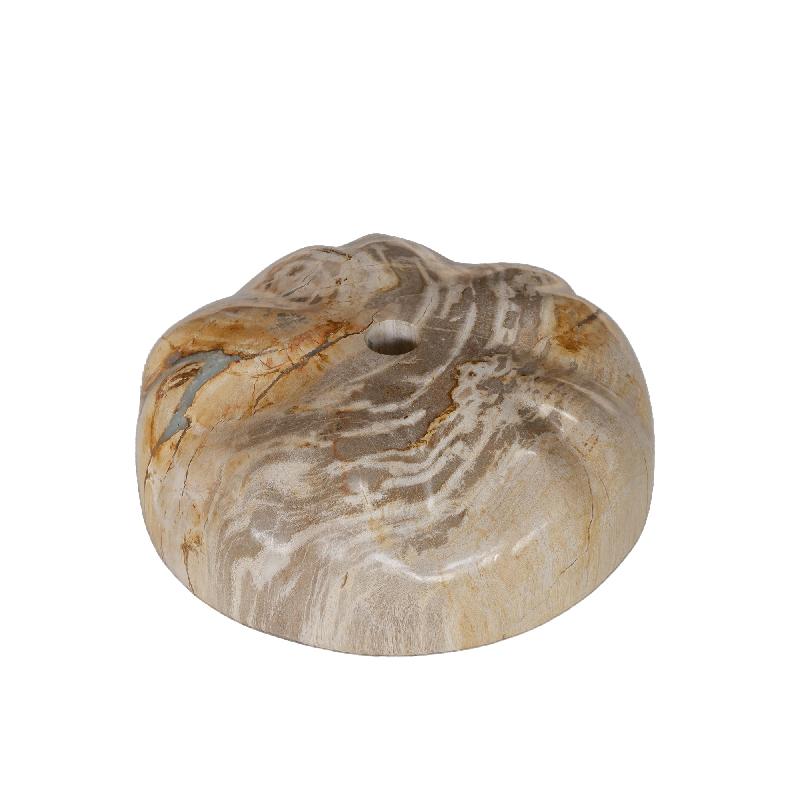 Bethe Natuurlijke Versteend Hout Halve Bol Display S 9x29x29 cm