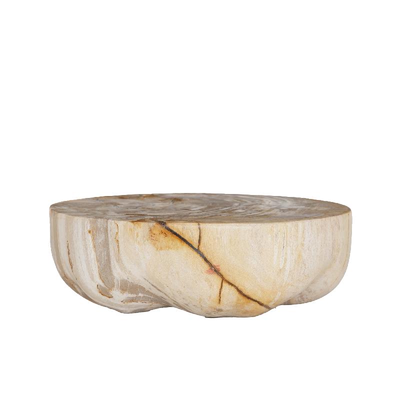 Bethe Natuurlijke Versteend Hout Halve Bol Display S 9x29x29 cm