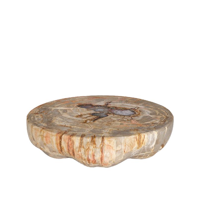 Bethe Natuurlijke Versteende Hout Halve Bol Display L 9x35x35 cm
